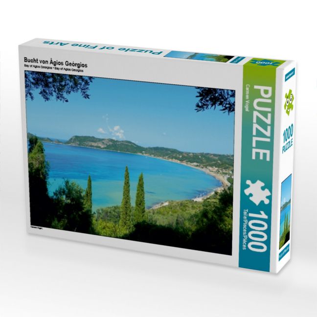 Produktbild: CALVENDO Puzzle Bucht von &Aacute;gios Ge&oacute;rgios | 1000 Teile Lege-Gr&ouml;&szlig;e 64x48cm Foto-Puzzle f&uuml;r gl&uuml;ckliche Stunden