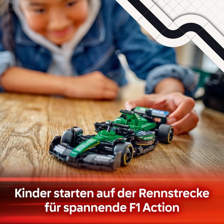 Produktbild: LEGO Speed Champions Aston Martin Aramco F1 AMR24 Rennauto Set 77245