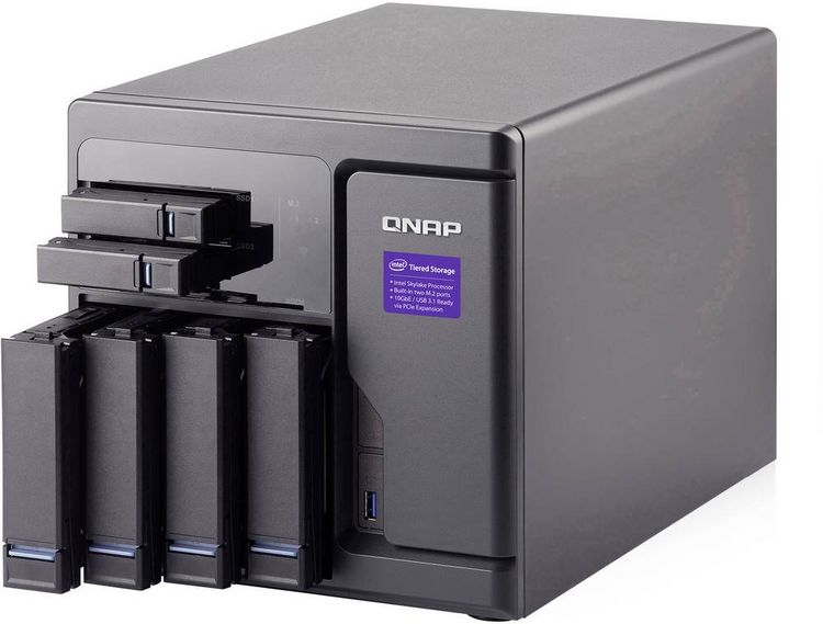 Produktbild: QNAP TVS-682 NAS-Server Geh&auml;use 6 Bay TVS-682-I3-8G