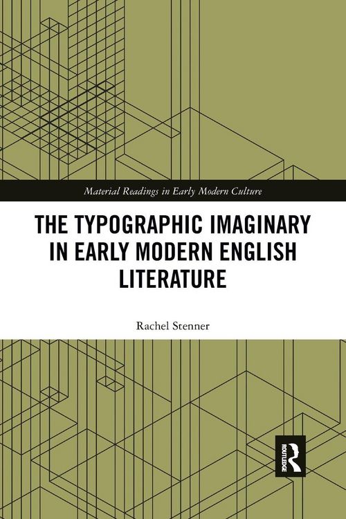 Produktbild: The Typographic Imaginary in Early Modern English Literature
