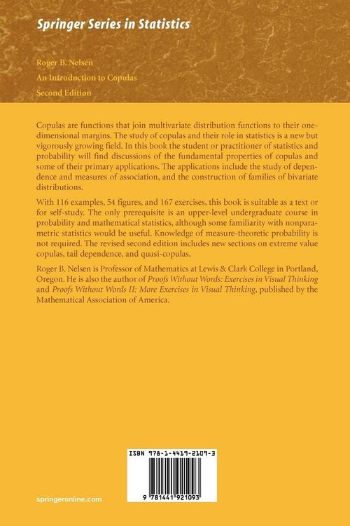 Produktbild: An Introduction to Copulas