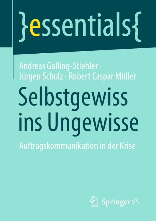 Produktbild: Selbstgewiss ins Ungewisse