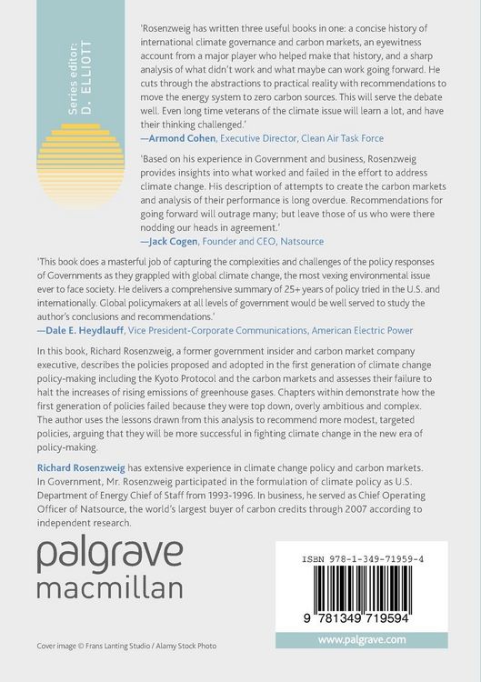 Produktbild: Global Climate Change Policy and Carbon Markets
