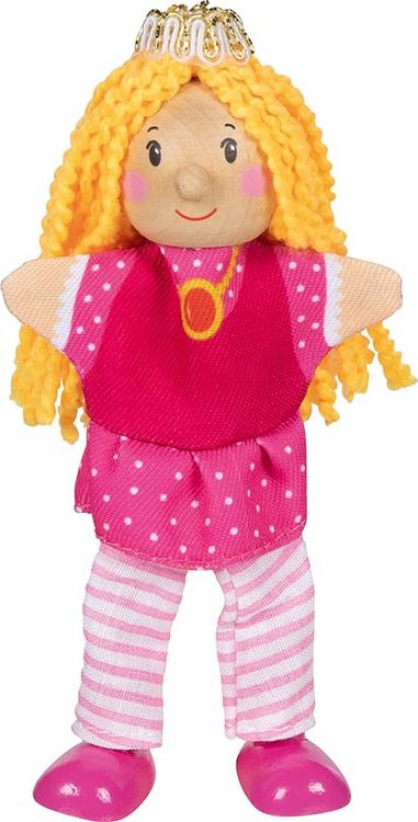 Produktbild: Goki 51529 - Fingerpuppe mit Beinen Prinzessin