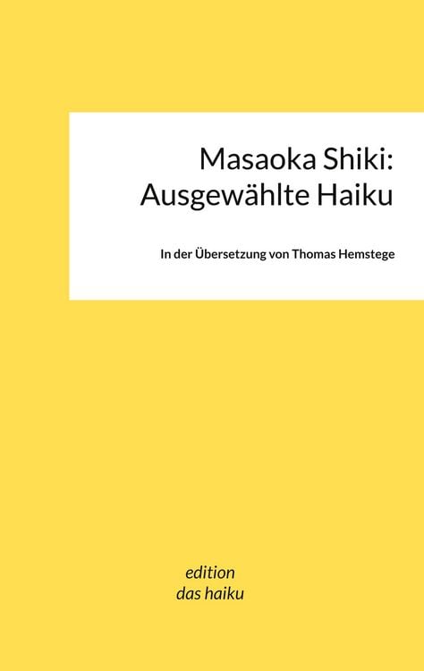 Produktbild: Masaoka Shiki: Ausgew&auml;hlte Haiku