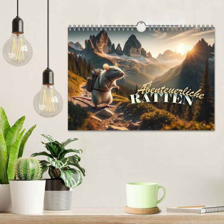 Produktbild: Abenteuerliche Ratten (Wandkalender 2026 DIN A4 quer), CALVENDO Monatskalender