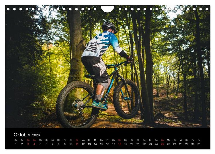 Produktbild: Mountainbike Action (Wandkalender 2026 DIN A4 quer), CALVENDO Monatskalender