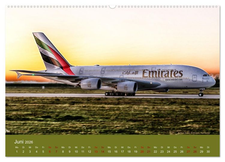 Produktbild: Art of Aviation - Kunstvolle Flugzeuge (hochwertiger Premium Wandkalender 2026 DIN A2 quer), Kunstdruck in Hochglanz