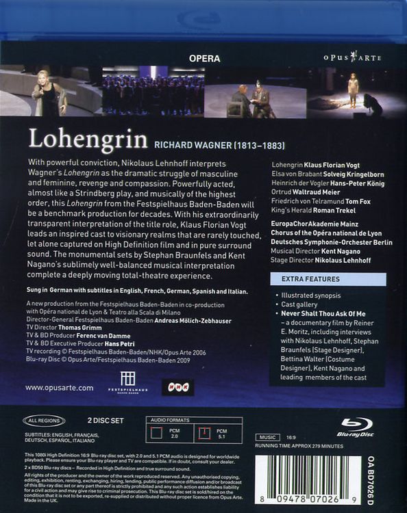 Produktbild: Richard Wagner - Lohengrin [2 BRs]