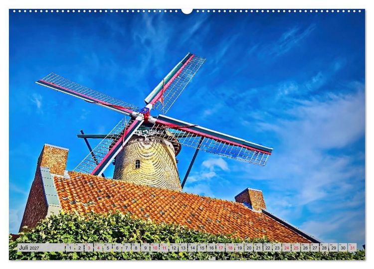 Produktbild: Holland, wo die Seele baden geht (hochwertiger Premium Wandkalender 2027 DIN A2 quer), Kunstdruck in Hochglanz