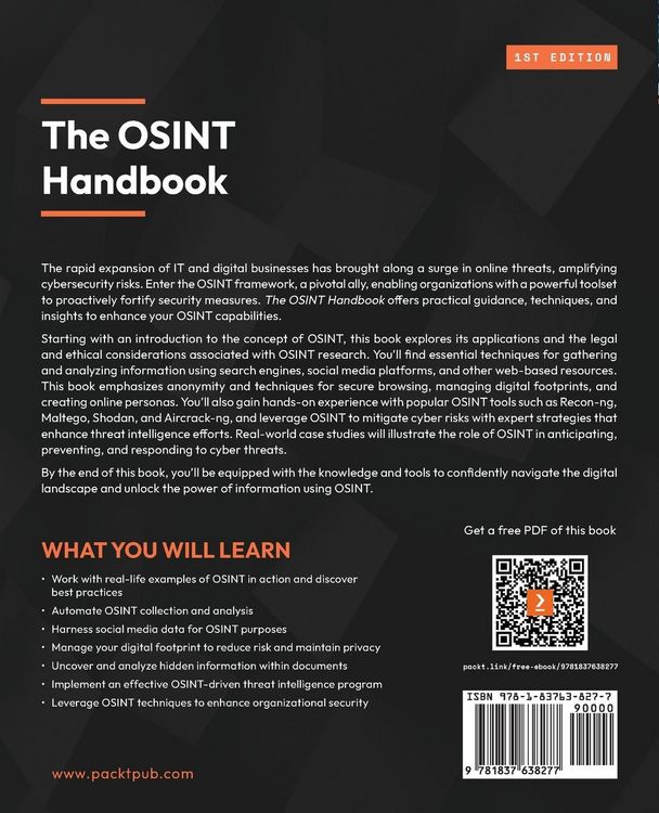 Produktbild: The OSINT Handbook