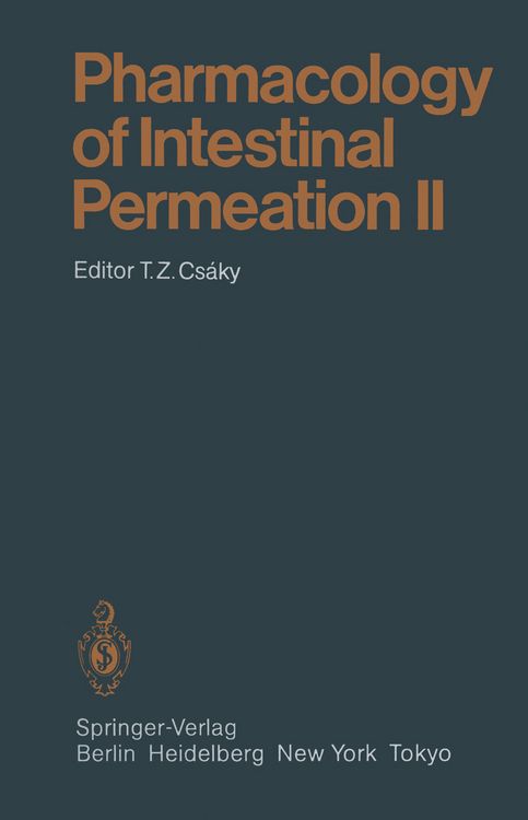 Produktbild: Pharmacology of Intestinal Permeation II