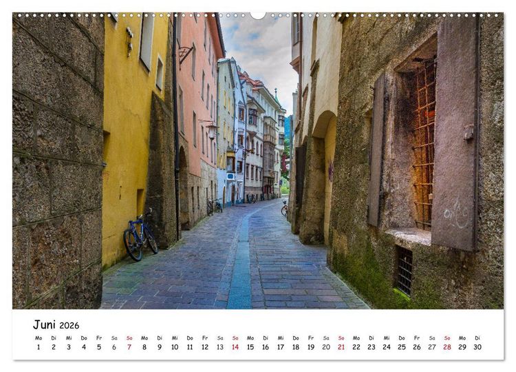 Produktbild: Gr&uuml;&szlig;e aus Innsbruck (Wandkalender 2026 DIN A2 quer), CALVENDO Monatskalender
