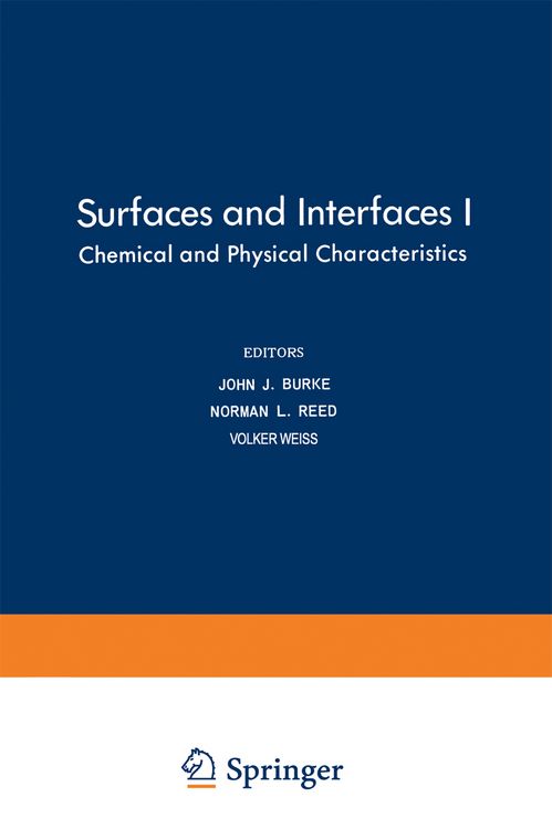 Produktbild: Surfaces and Interfaces I