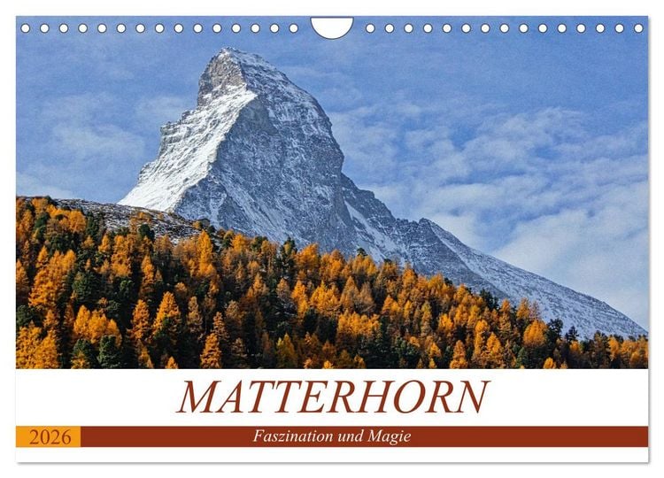 Produktbild: MATTERHORN. Faszination und Magie (Wandkalender 2026 DIN A4 quer), CALVENDO Monatskalender