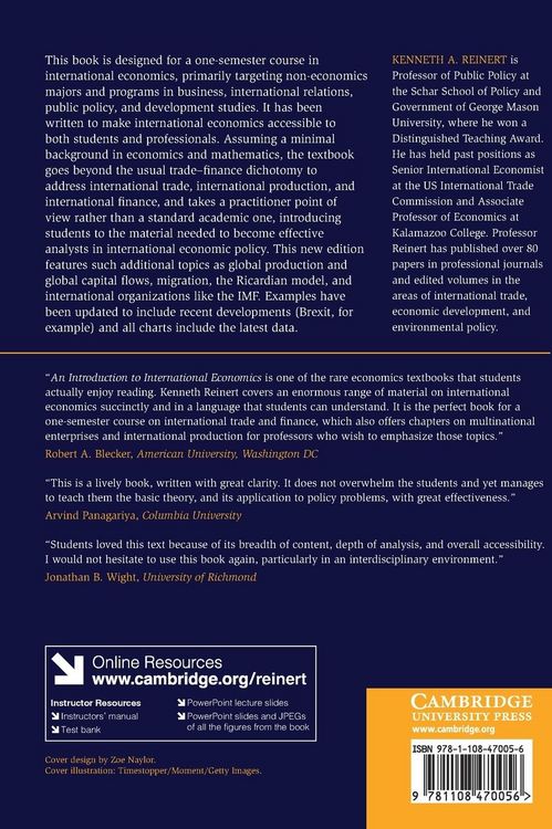 Produktbild: An Introduction to International Economics