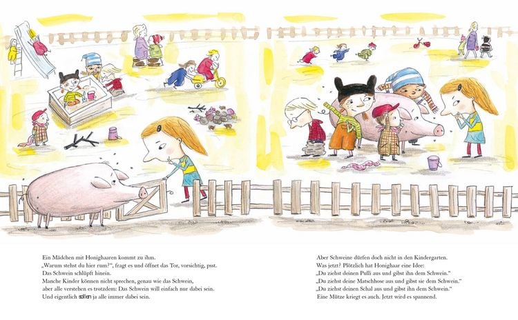 Produktbild: Ein Schwein im Kindergarten