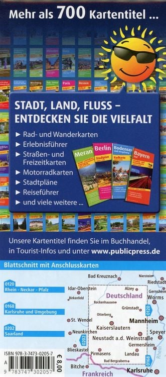Produktbild: Pfalz, Kaiserslautern - Bad Dürkheim, Pirmasens 1 : 100.000