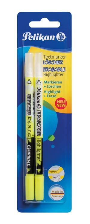 Produktbild: Pelikan Textmarker-L&ouml;scher 456, Leucht-Gelb, 2er Set