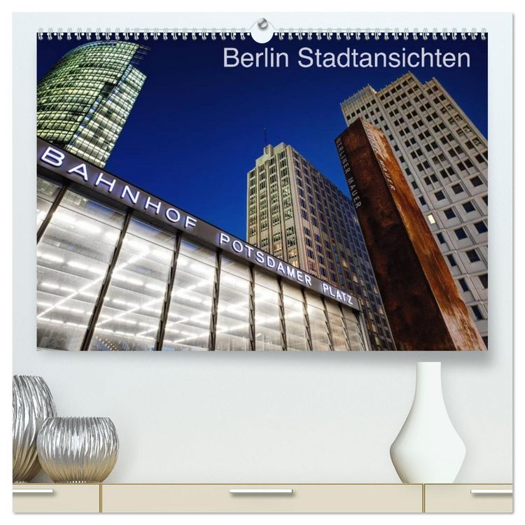 Produktbild: Berliner Stadtansichten (hochwertiger Premium Wandkalender 2026 DIN A2 quer), Kunstdruck in Hochglanz