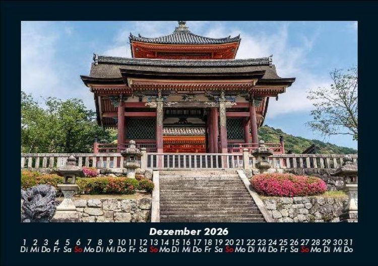 Produktbild: Tempel 2026 Fotokalender DIN A5