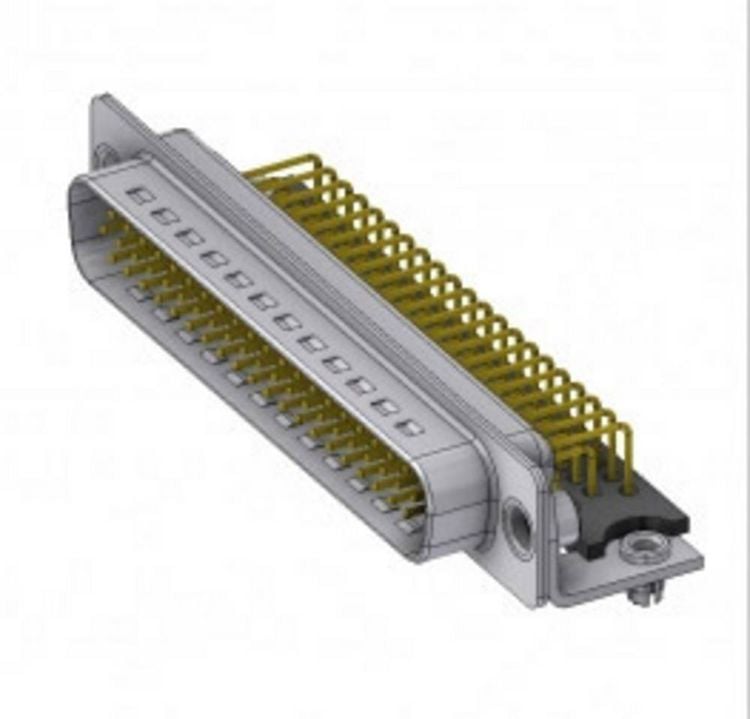 Produktbild: Deltron Connectors HD-D 62 PYC2 M47H UN D-SUB Stecker 90&deg; Polzahl: 62 L&ouml;ten, Pins 1St.
