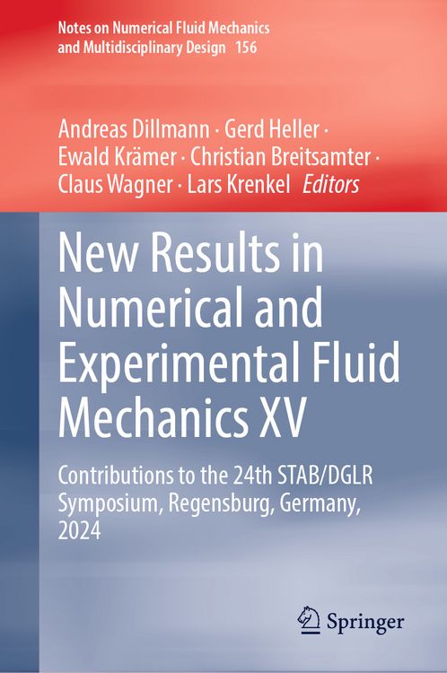 Produktbild: New Results in Numerical and Experimental Fluid Mechanics XV
