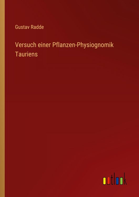 Produktbild: Versuch einer Pflanzen-Physiognomik Tauriens