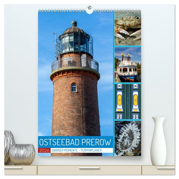 Produktbild: Ostseebad Prerow - Dar&szlig;er Momente - Terminplaner (hochwertiger Premium Wandkalender 2026 DIN A2 hoch), Kunstdruck in Hochglanz