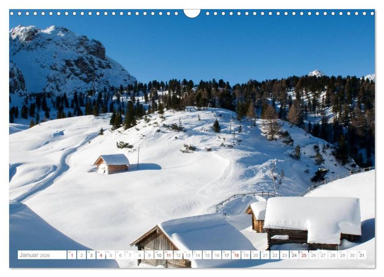 Produktbild: Bekannte und unbekannte Wanderziele in S&uuml;dtirol (Wandkalender 2026 DIN A3 quer), CALVENDO Monatskalender