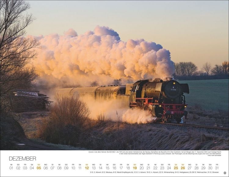 Produktbild: Feurige Dampfloks Posterkalender 2027