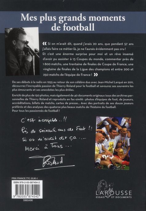Produktbild: Mes plus grands moments de football