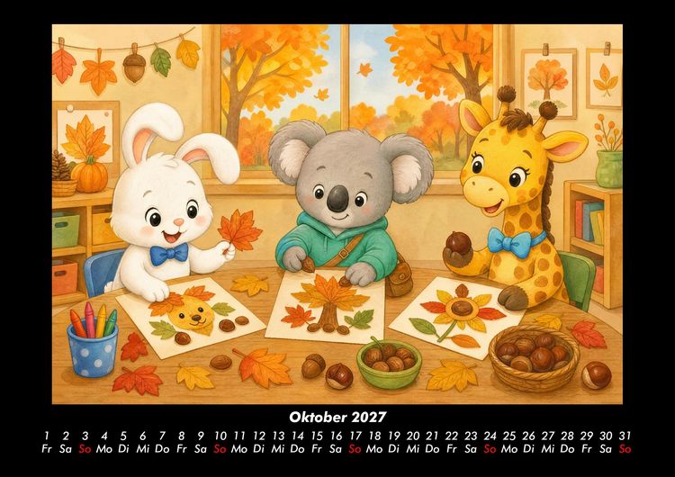 Produktbild: Mein erster Schultag - Ein mutiges Jahr 2027 Fotokalender DIN A3