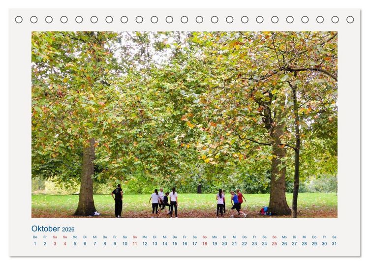Produktbild: Stippvisite in London (Tischkalender 2026 DIN A5 quer), CALVENDO Monatskalender