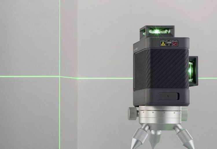 Produktbild: HOTO QWFGJ002 Kreuzlinienlaser gr&uuml;ner Laser Reichweite (max.): 30m