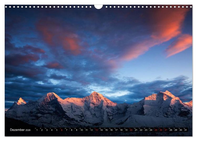 Produktbild: Schweizer Alpen. Natur und Landschaften (Wandkalender 2026 DIN A3 quer), CALVENDO Monatskalender