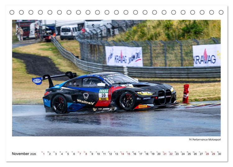 Produktbild: Bayern Power beim GT Masters (Tischkalender 2026 DIN A5 quer), CALVENDO Monatskalender