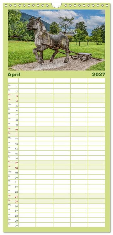 Produktbild: Familienplaner 2027 - Magischer Tegernsee mit 5 Spalten (Wandkalender, 21 x 45 cm) CALVENDO