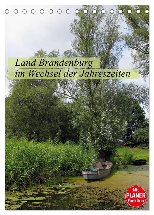 Produktbild: Land Brandenburg im Wechsel der Jahreszeiten (Tischkalender 2026 DIN A5 hoch), CALVENDO Monatskalender