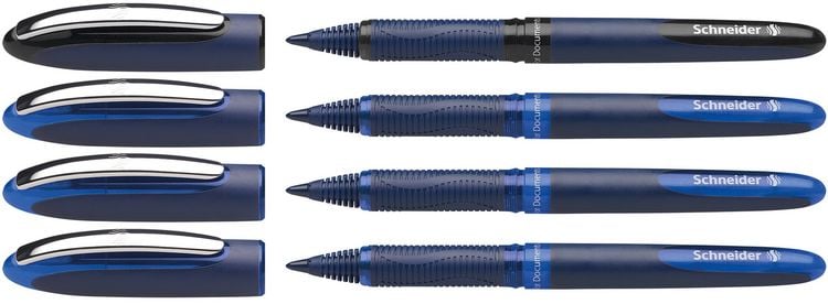 Produktbild: Schneider Tintenroller One Business 3x blau, 1x schwarz
