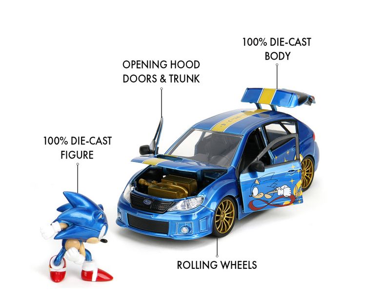 Produktbild: JADA TOYS Subaru Jada Sonic 2012, Impreza WRX STI 1 Fertigmodell PKW Modell