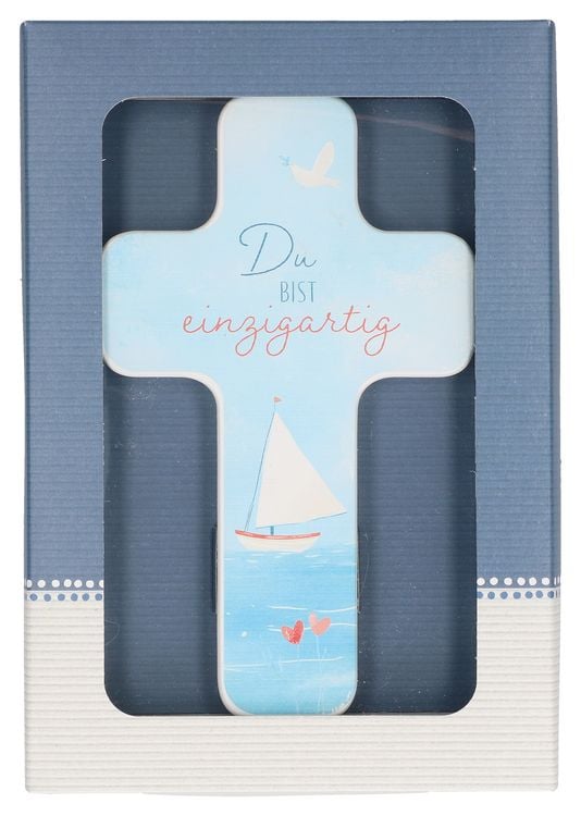 Produktbild: Kinderholzkreuz - Du bist einzigartig