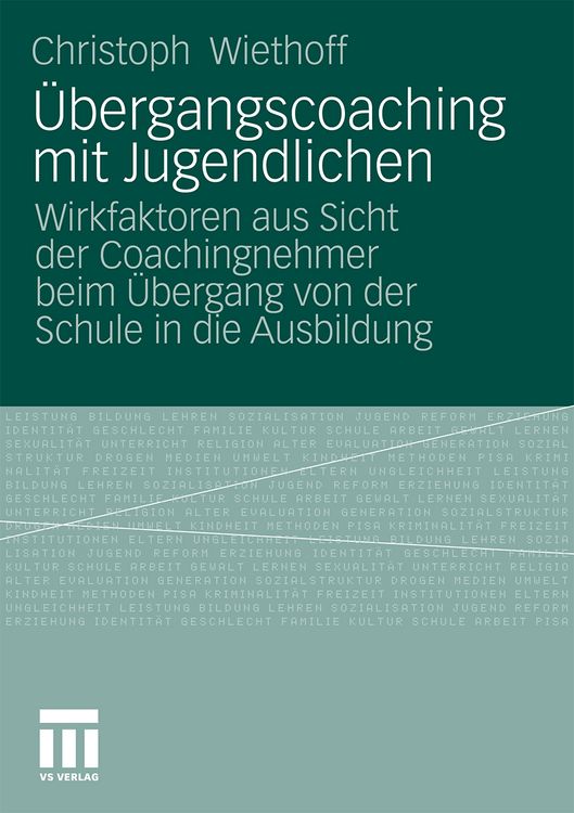 Produktbild: &Uuml;bergangscoaching mit Jugendlichen