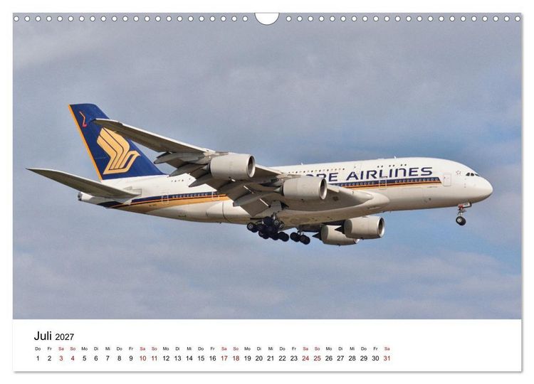 Produktbild: Flugzeuge aller Art (Wandkalender 2027 DIN A3 quer), CALVENDO Monatskalender
