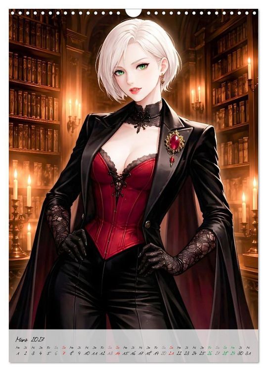 Produktbild: Vampire Couture (Wandkalender 2027 DIN A3 hoch), CALVENDO Monatskalender