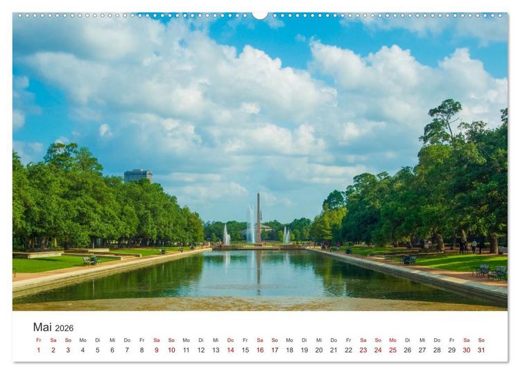 Produktbild: Houston - Space City (hochwertiger Premium Wandkalender 2026 DIN A2 quer), Kunstdruck in Hochglanz