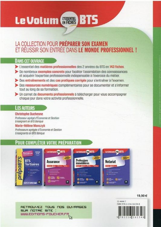 Produktbild: Le volum bts banque, conseiller