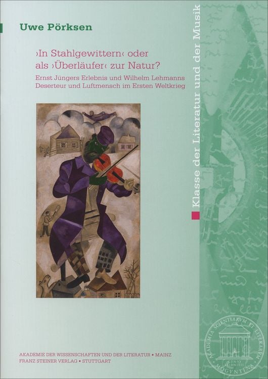 Produktbild: "In Stahlgewittern" oder als "&Uuml;berl&auml;ufer" zur Natur?