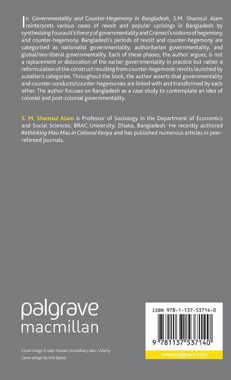 Produktbild: Governmentality and Counter-Hegemony in Bangladesh