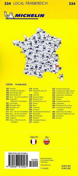Produktbild: Michelin Franz&ouml;sische Alpen S&uuml;d
